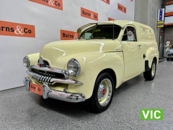 FJ Holden in Crocus Cream — Panel Van