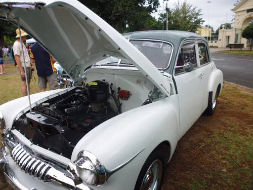 FJ Holden in Norland Grey over Mist Grey — Special Sedan