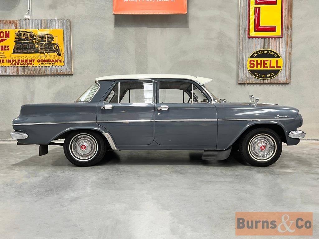 EJ Holden in Atherton Ivory over Platypus Grey — Special Sedan