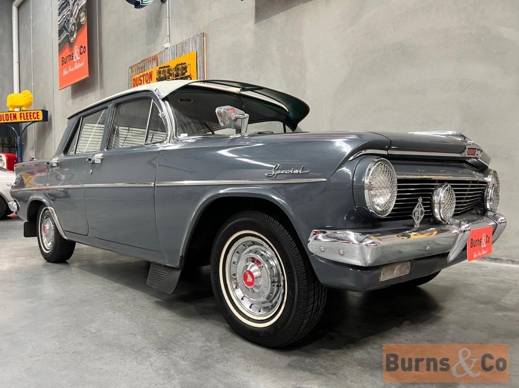 EJ Holden in Atherton Ivory over Platypus Grey — Special Sedan