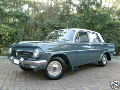 EH Holden in Fowlers Ivory over Morwell Grey — Special Sedan