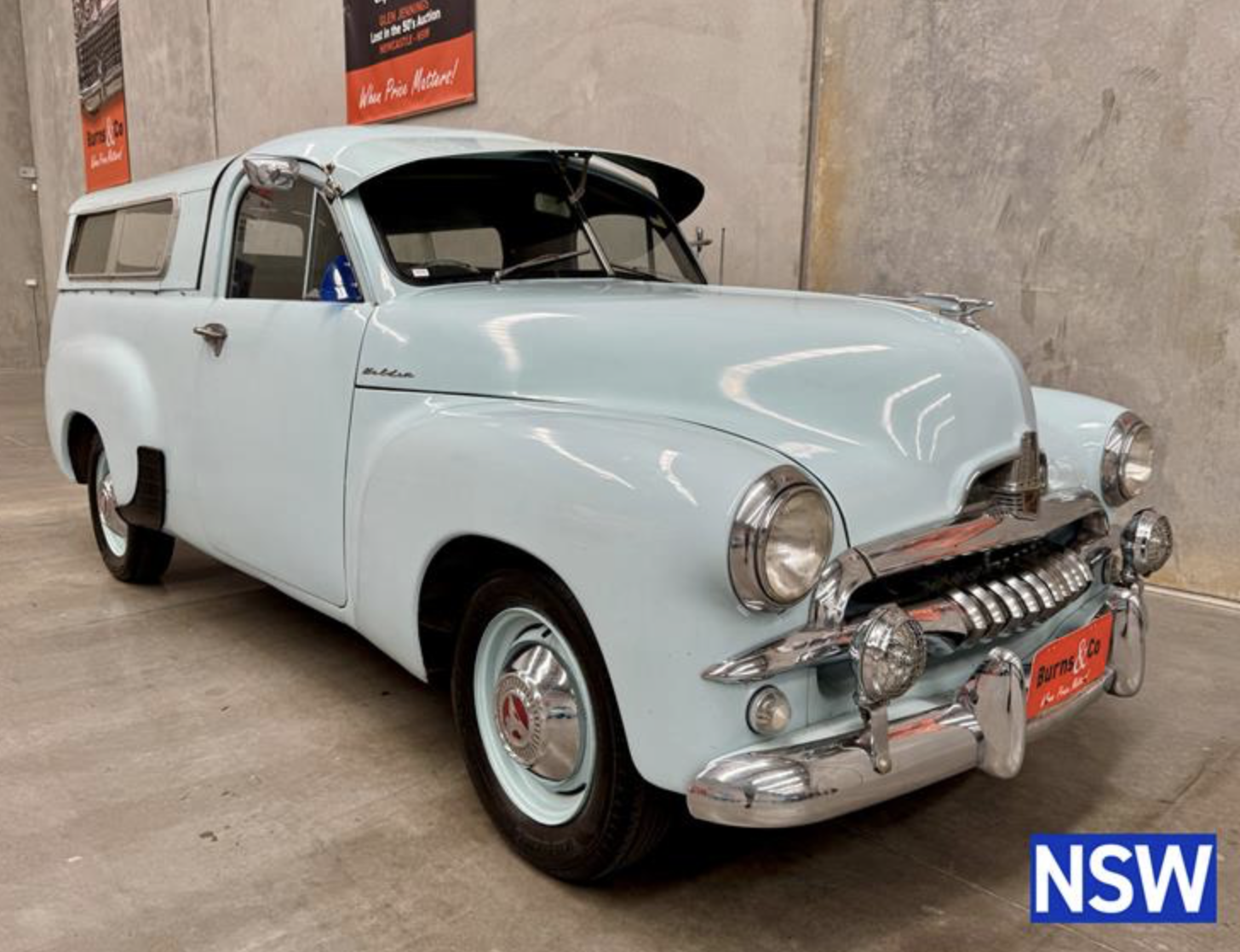 FJ Holden in Elk Blue — Coupe-Utility
