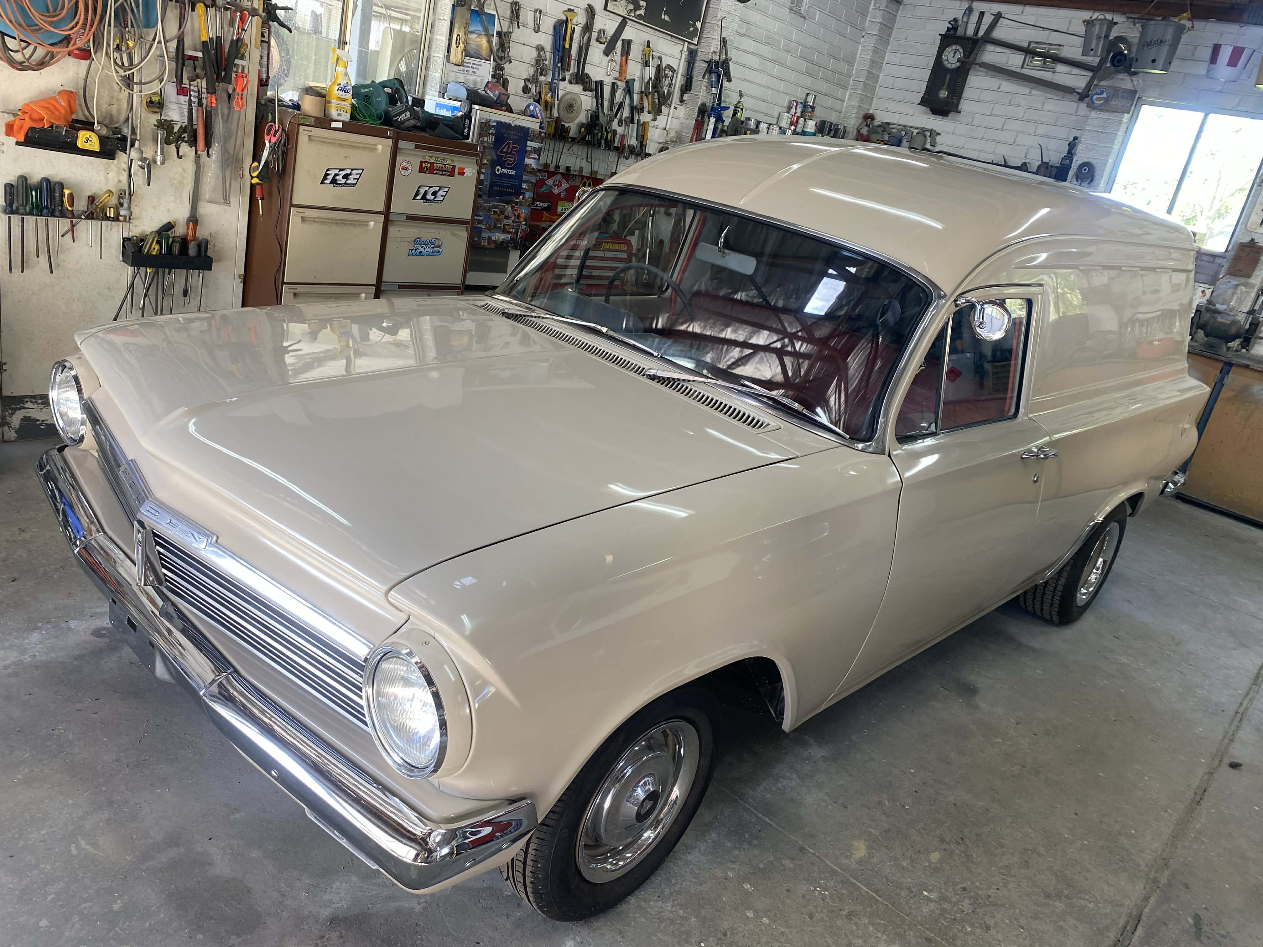 EH Holden in Kiewa Grey (State Electricity Commission. Vic) — Panel Van