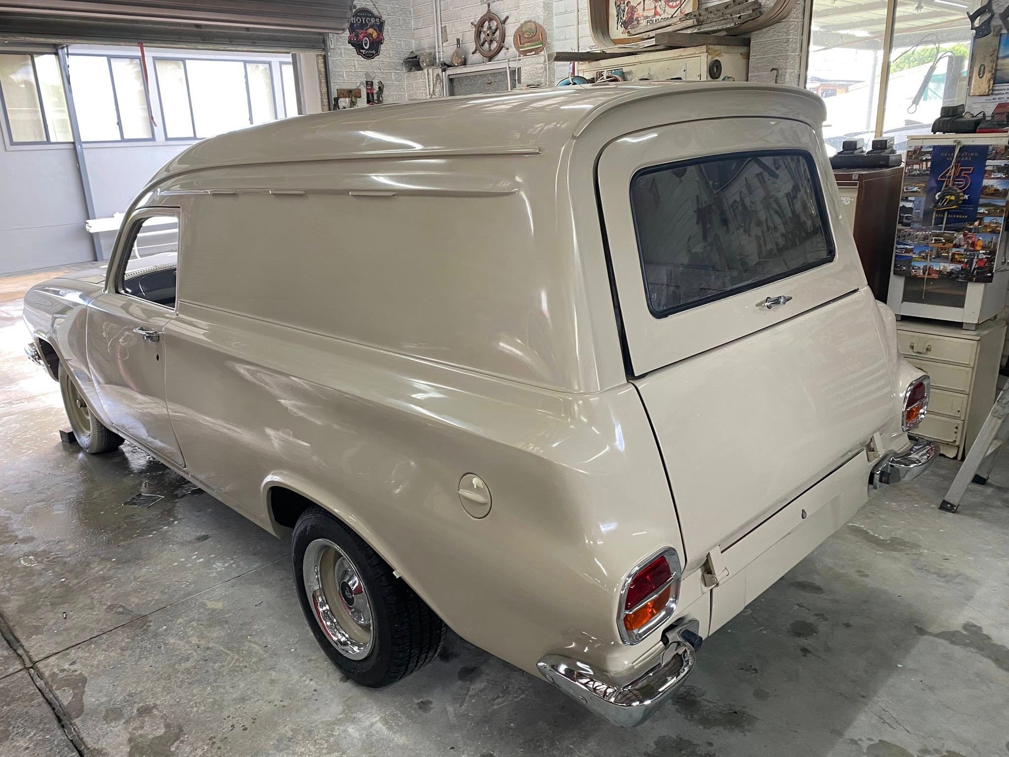 EH Holden in Kiewa Grey (State Electricity Commission. Vic) — Panel Van