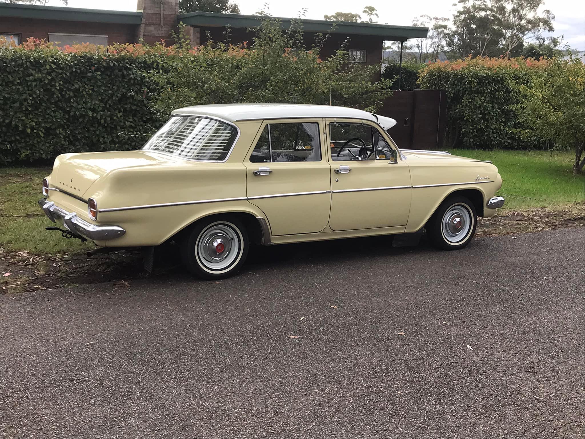 EJ Holden in Atherton Ivory over Walhalla Gold — Special Sedan