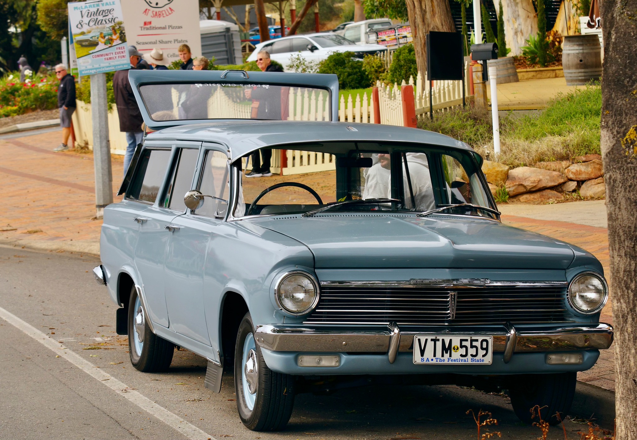 EH Holden in Corinth Blue — Standard Station Sedan