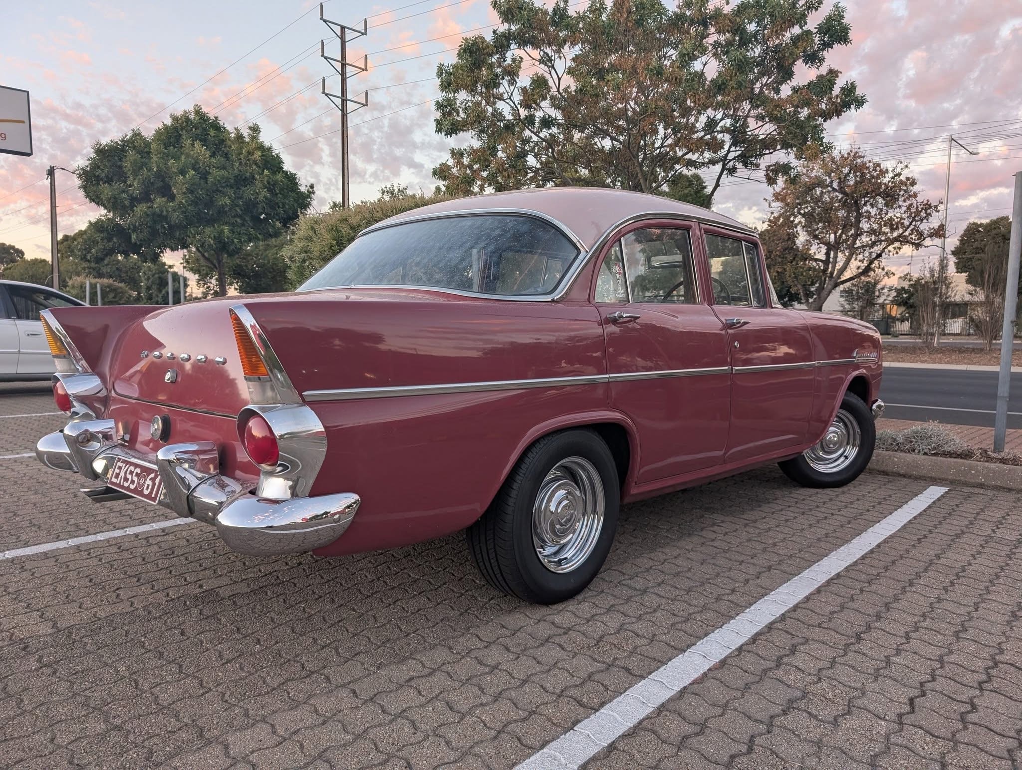 EK Holden in Cameo Beige over Dusk Plum — Special Sedan