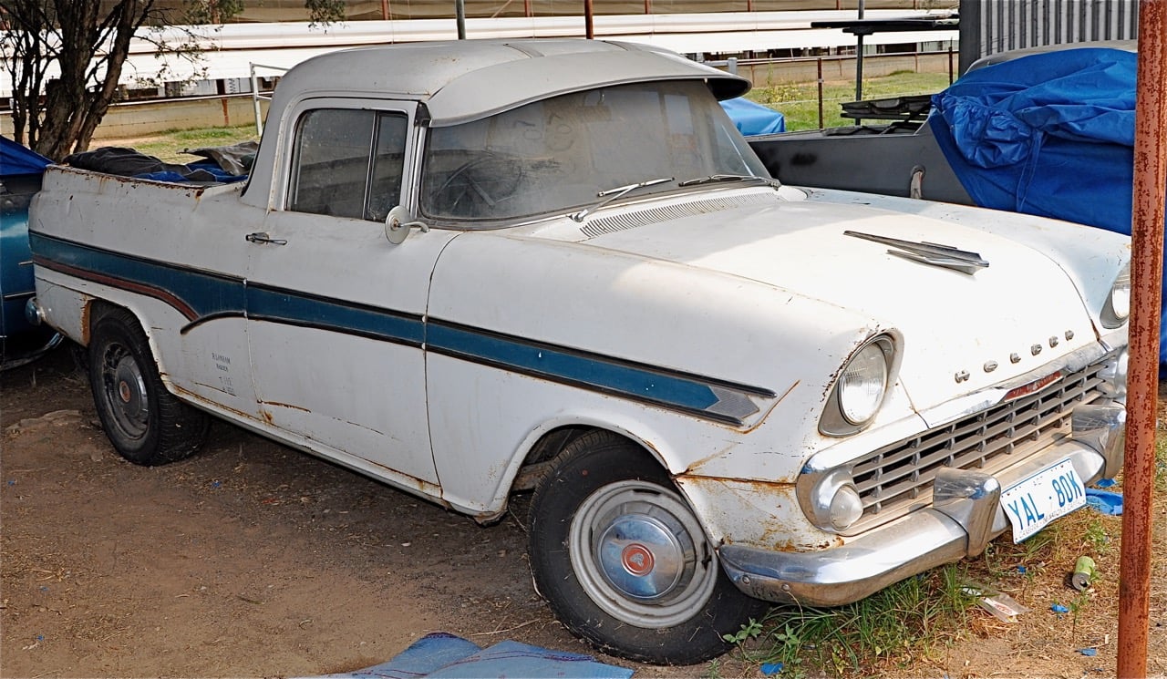 EK Holden in Snowcrest White — Coupe-Utility