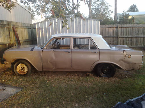 EH Holden in Fowlers Ivory over Roebuck Pearl Met — Premier Sedan