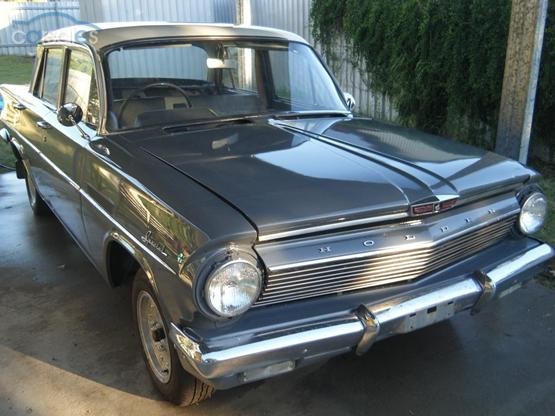 EJ Holden in Atherton Ivory over Nepean Grey — Special Sedan - Manual Transmission