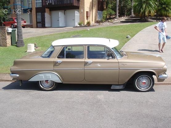 EJ Holden in Atherton Ivory over Euroa Gold Met — Premier Sedan