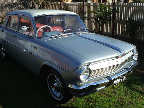 EJ Holden in Hotham Blue Met — Premier Sedan