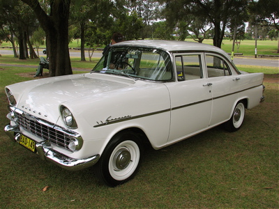 EK Holden in Snowcrest White — Special Sedan