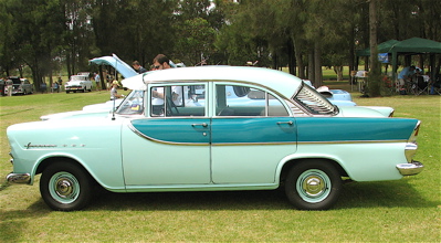 FB Holden in Colleen Green with Sherwood Green Insert — Special Sedan