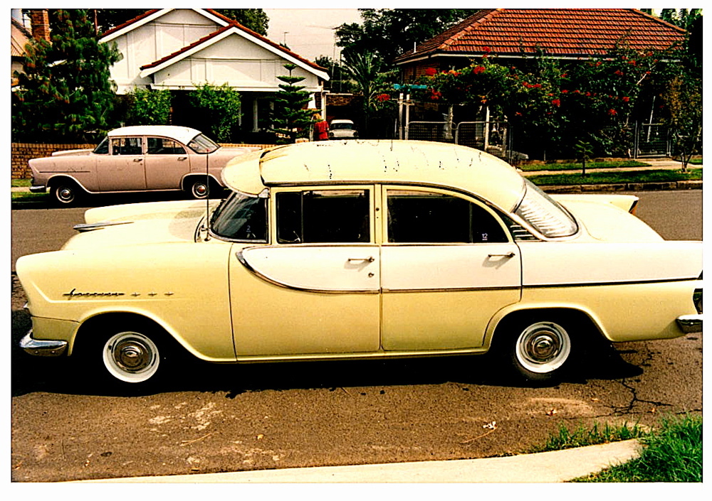 FB Holden in Godess Gold with Grecian White Insert — Special Sedan
