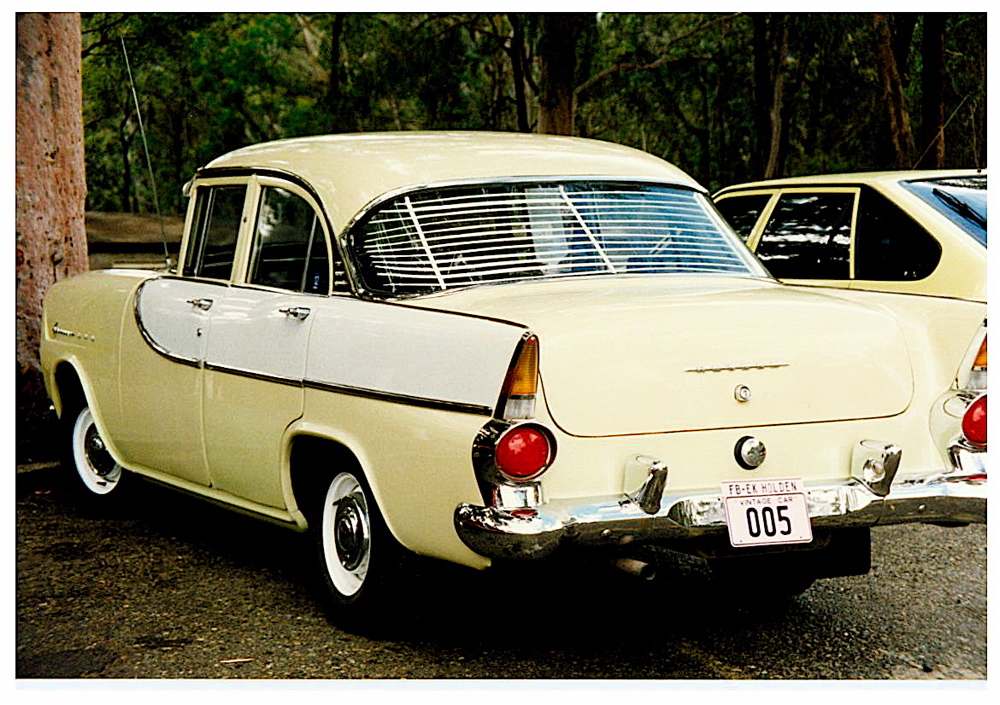 FB Holden in Godess Gold with Grecian White Insert — Special Sedan