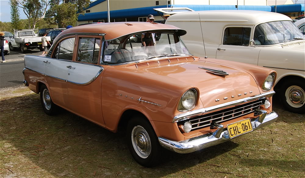 FB Holden in Kodiak Brown with Grecian White Insert — Special Sedan