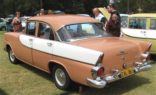 FB Holden in Kodiak Brown with Grecian White Insert — Special Sedan