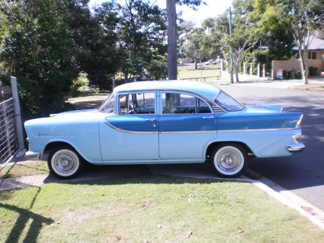 FB Holden in Lucerne Blue with Alpine Blue Insert — Special Sedan