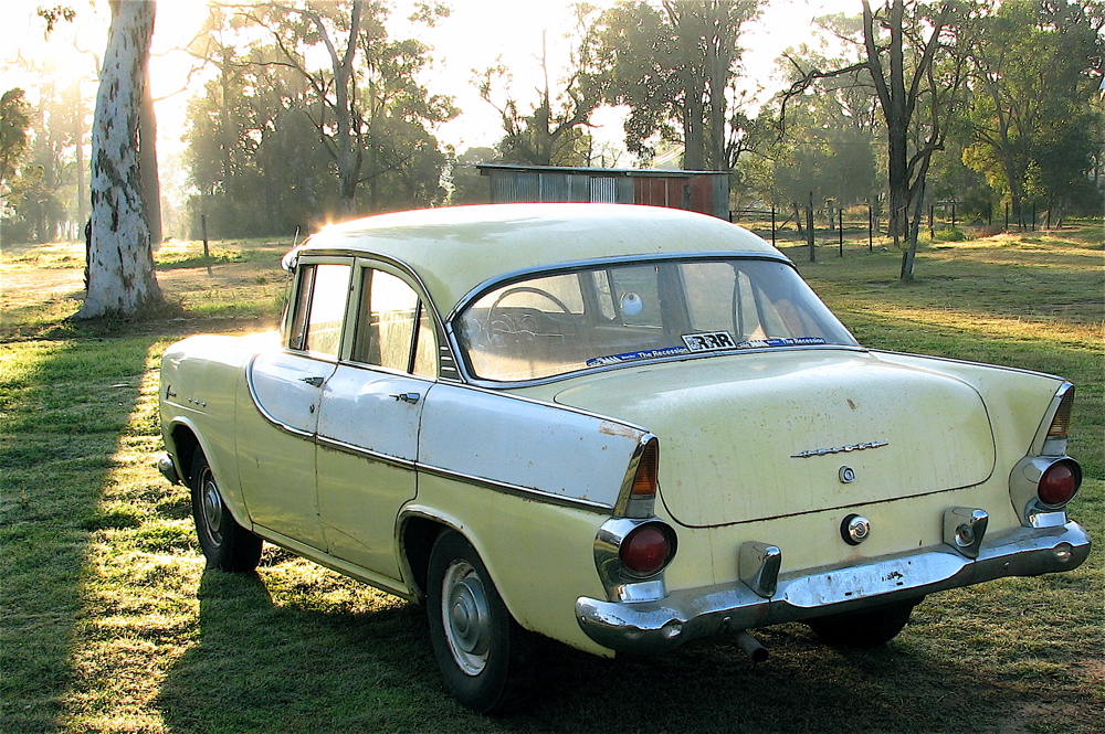 FB Holden in Satelitte Yellow with Grecian White Insert — Special Sedan