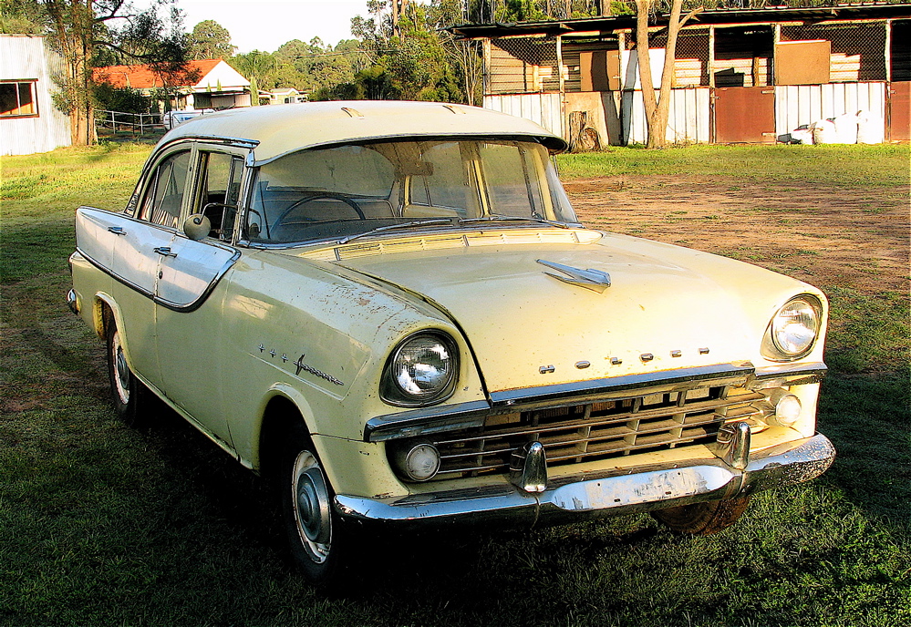 FB Holden in Satelitte Yellow with Grecian White Insert — Special Sedan