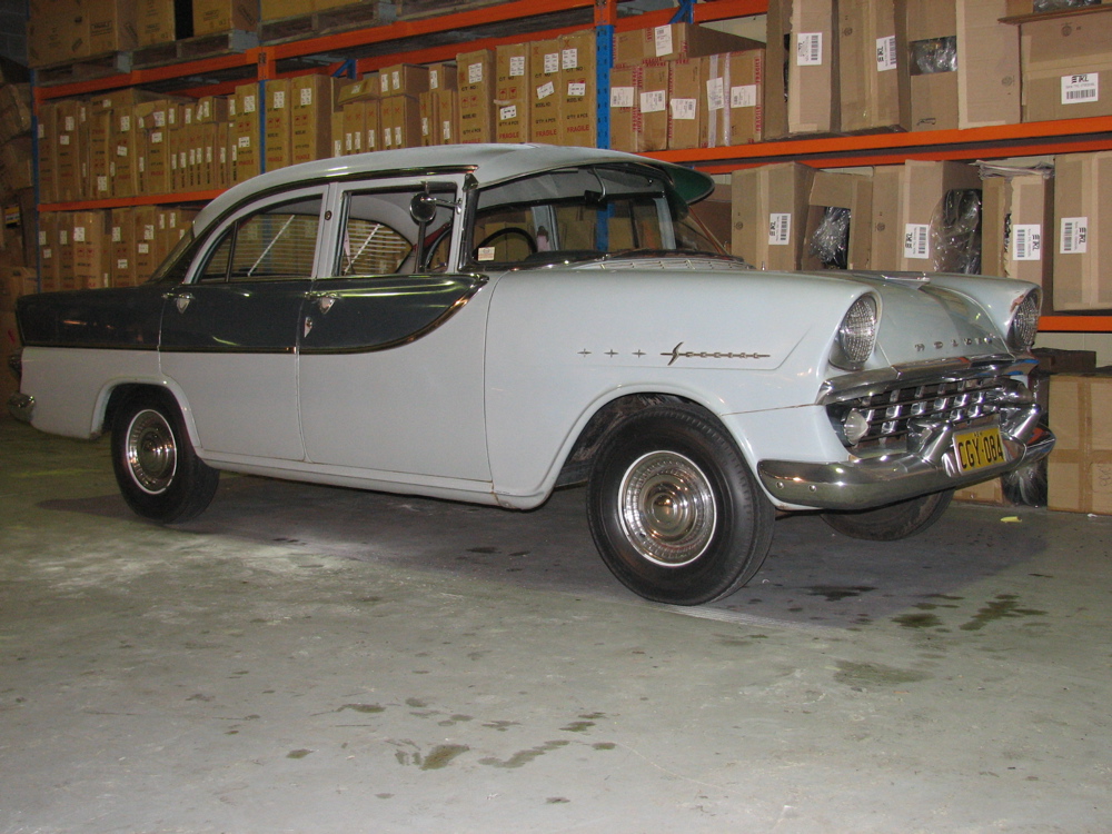 FB Holden in Seagull Grey with Cathay Grey Insert — Special Sedan