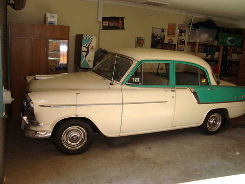 FC Holden in Saffron Beige with Olinda Green Insert — Special Sedan
