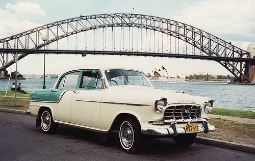 FC Holden in Saffron Beige with Olinda Green Insert — Special Sedan