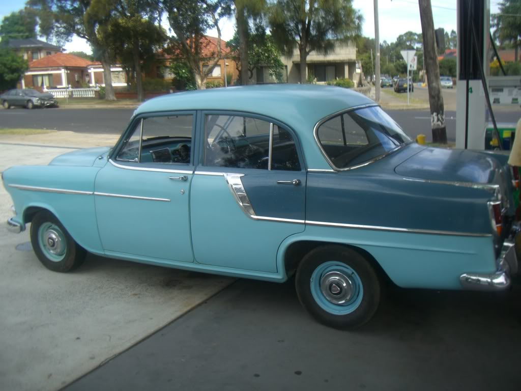 FC Holden in Cambridge Blue (B) with Fountain Blue Insert — Special Sedan
