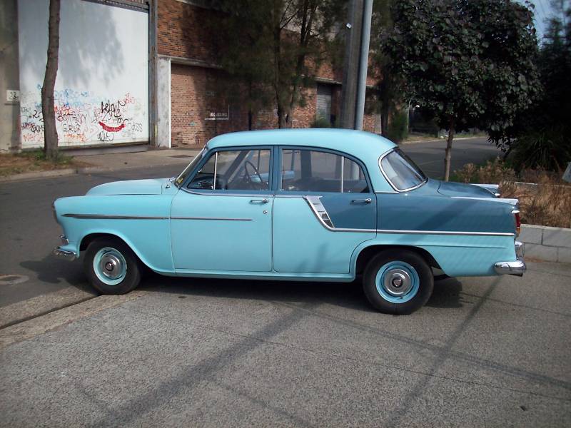 FC Holden in Cambridge Blue (B) with Fountain Blue Insert — Special Sedan