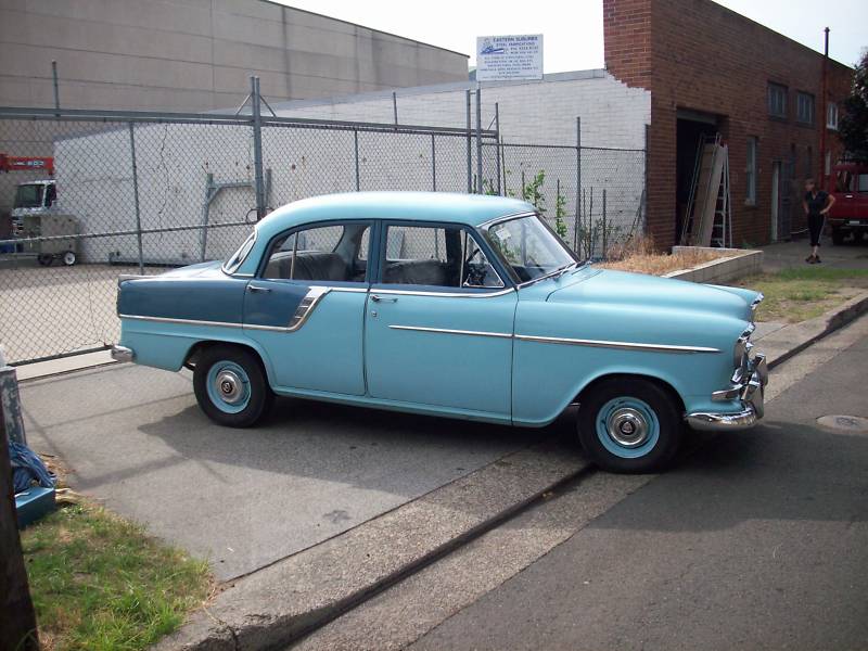 FC Holden in Cambridge Blue (B) with Fountain Blue Insert — Special Sedan