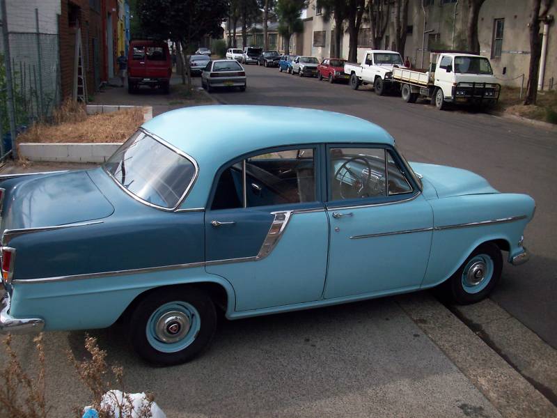 FC Holden in Cambridge Blue (B) with Fountain Blue Insert — Special Sedan