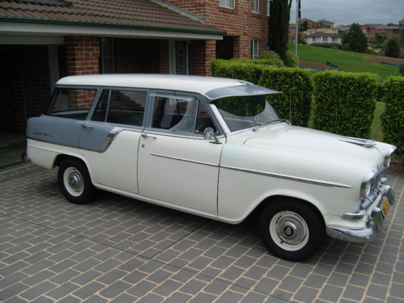 FC Holden in Magnolia Ivory with Granite Grey Insert — Special Station Sedan