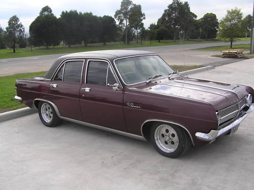 HD Holden in Egmont Maroon Met — Premier Sedan