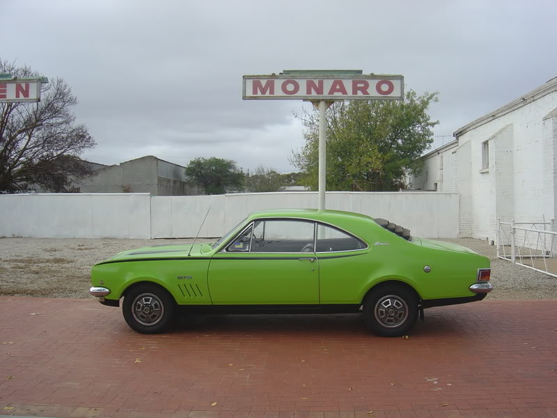 HG Holden in Lina Mint — Monaro GTS Coupe