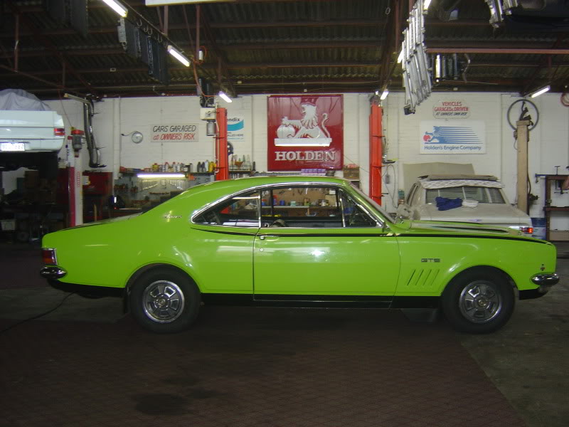 HG Holden in Lina Mint — Monaro GTS Coupe
