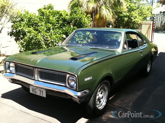 HG Holden in Verdoro Green Met — Monaro GTS Coupe 350