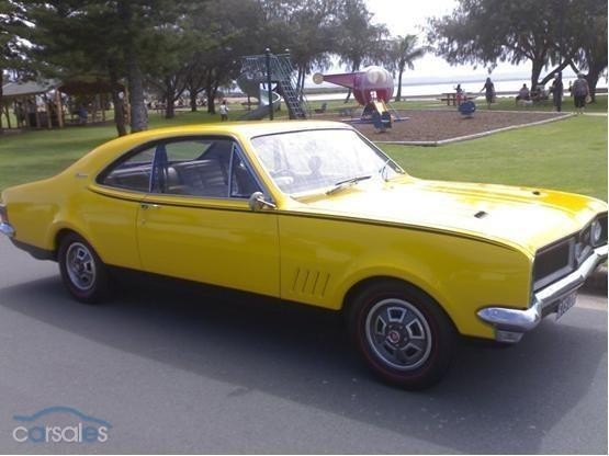 HG Holden in Yellow Dolly — Monaro GTS Coupe