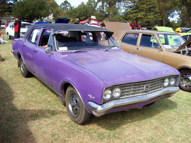 HG Holden in Plum Dinger — Premier Sedan
