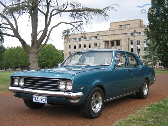 HG Holden in Mediterranean Blue Met — Premier Sedan