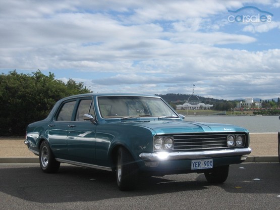 HG Holden in Mediterranean Blue Met — Premier Sedan