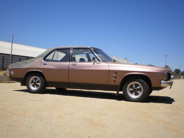 HJ Holden in Cyclamen Met — Monaro GTS Sedan