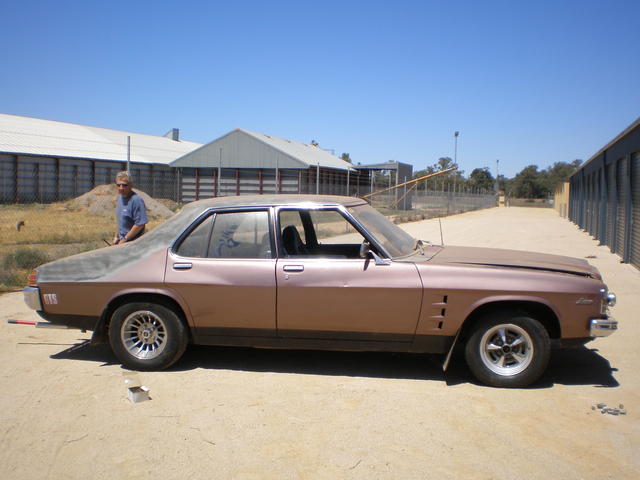 HJ Holden in Cyclamen Met — Monaro GTS Sedan