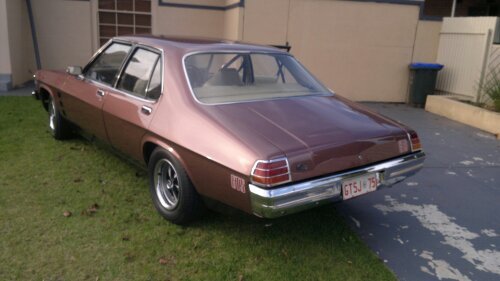 HJ Holden in Cyclamen Met — Monaro GTS Sedan