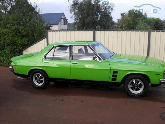 HJ Holden in Jamacia Lime — Monaro GTS Sedan