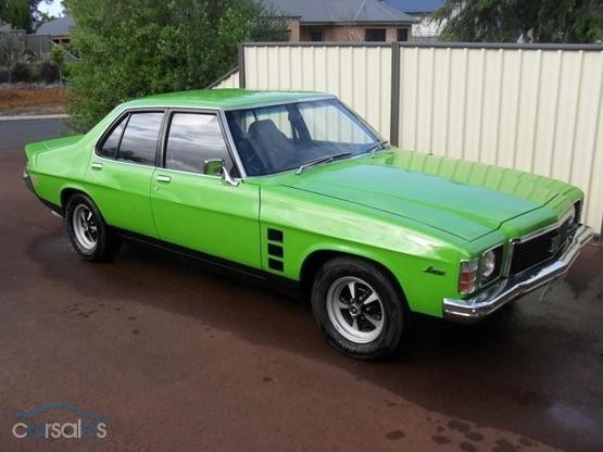 HJ Holden in Jamacia Lime — Monaro GTS Sedan