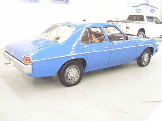 HJ Holden in Casino Blue — Kingswood Sedan