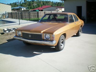 HJ Holden in Contessa Gold Met — Kingswood Sedan