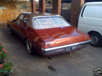 HJ Holden in Antelope Met over Persian Sand Met — Kingswood Sedan