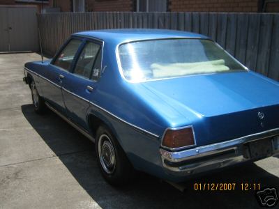 HJ Holden in Deauville Blue Met — Premier Sedan